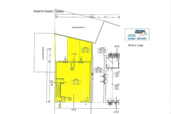 pianta piano terra - UNIFAM. A SCHIERA DI TESTA COGOLLO DEL CENGIO (VI)  